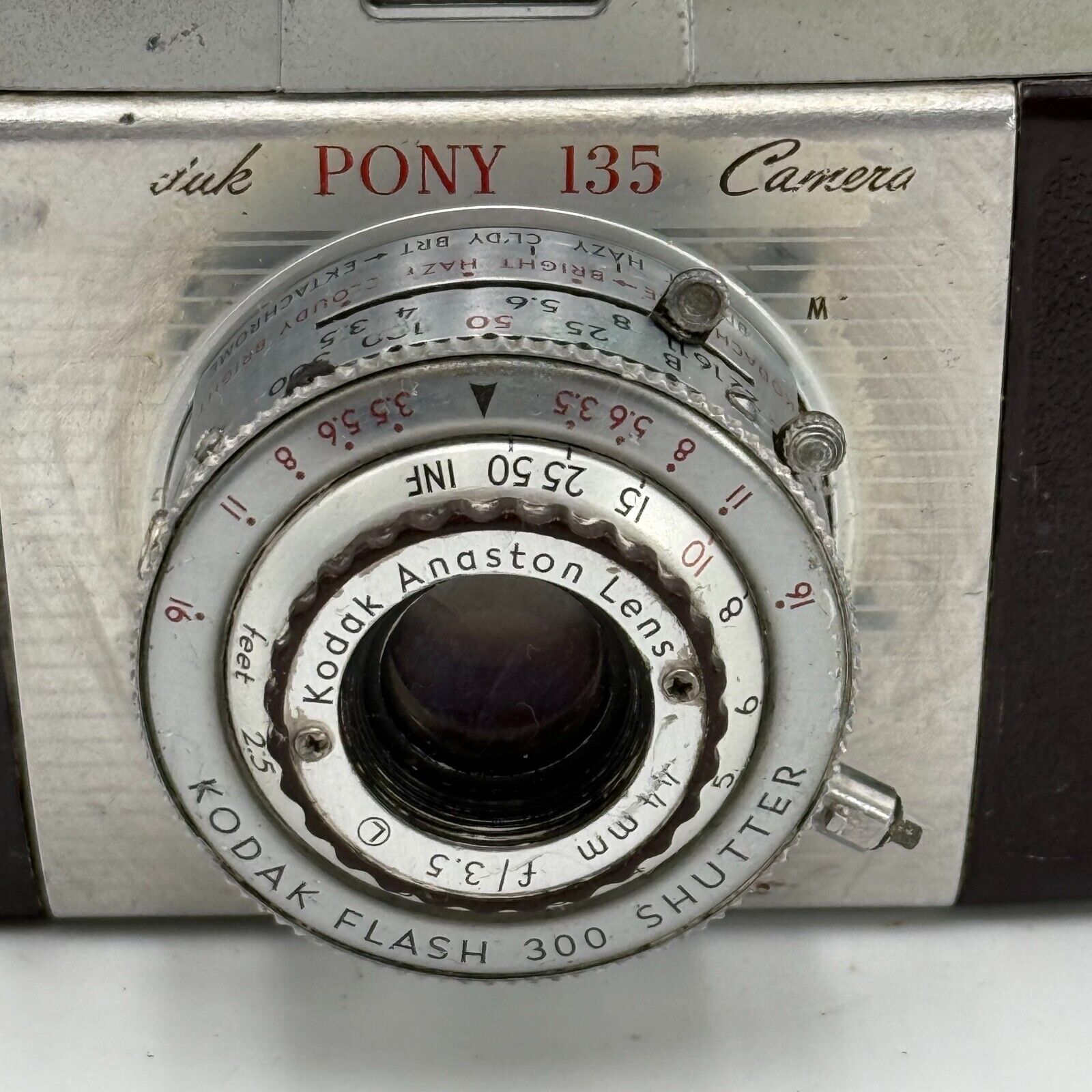 Kodak Pony 135 Model C 35mm Vintage Film Camera With Anaston 44mm Lens