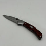 Winchester Rich Grain Wood Handles Folding Blade Everyday Carry Pocket Knife