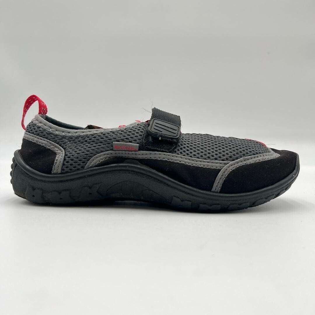 Northside Brille Big Kids Size 5 Slip On Strap Water Shoes Black Red Athletic Ou