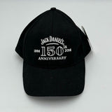 Jack Daniels Hat 150th Anniversary Adjustable Made In USA Embroidered