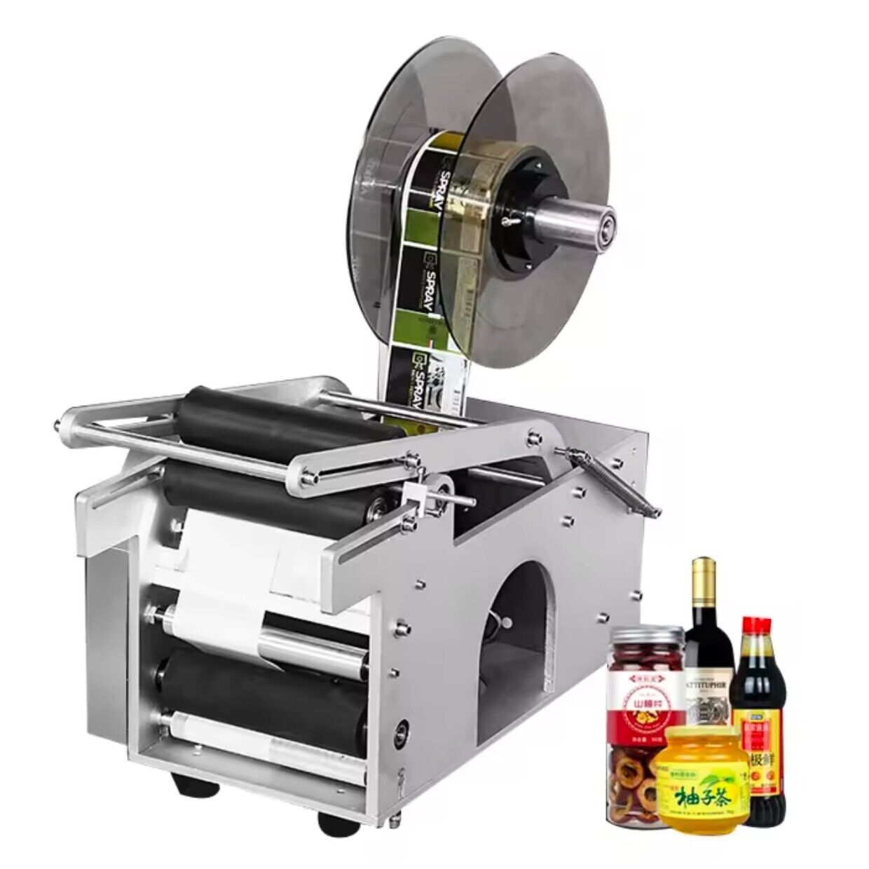 High speed CH-50 Semi-Automatic Plastic Bottle Label Printing Machine