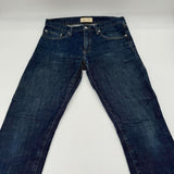 Gap Womens Skinny Jeans Blue Denim Stretch Slim Trendy Dark Wash Size 29x30