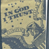 Kerusso Faith Gear Tri Fold Wallet Green Black God Trust Eagle Psalm NWT