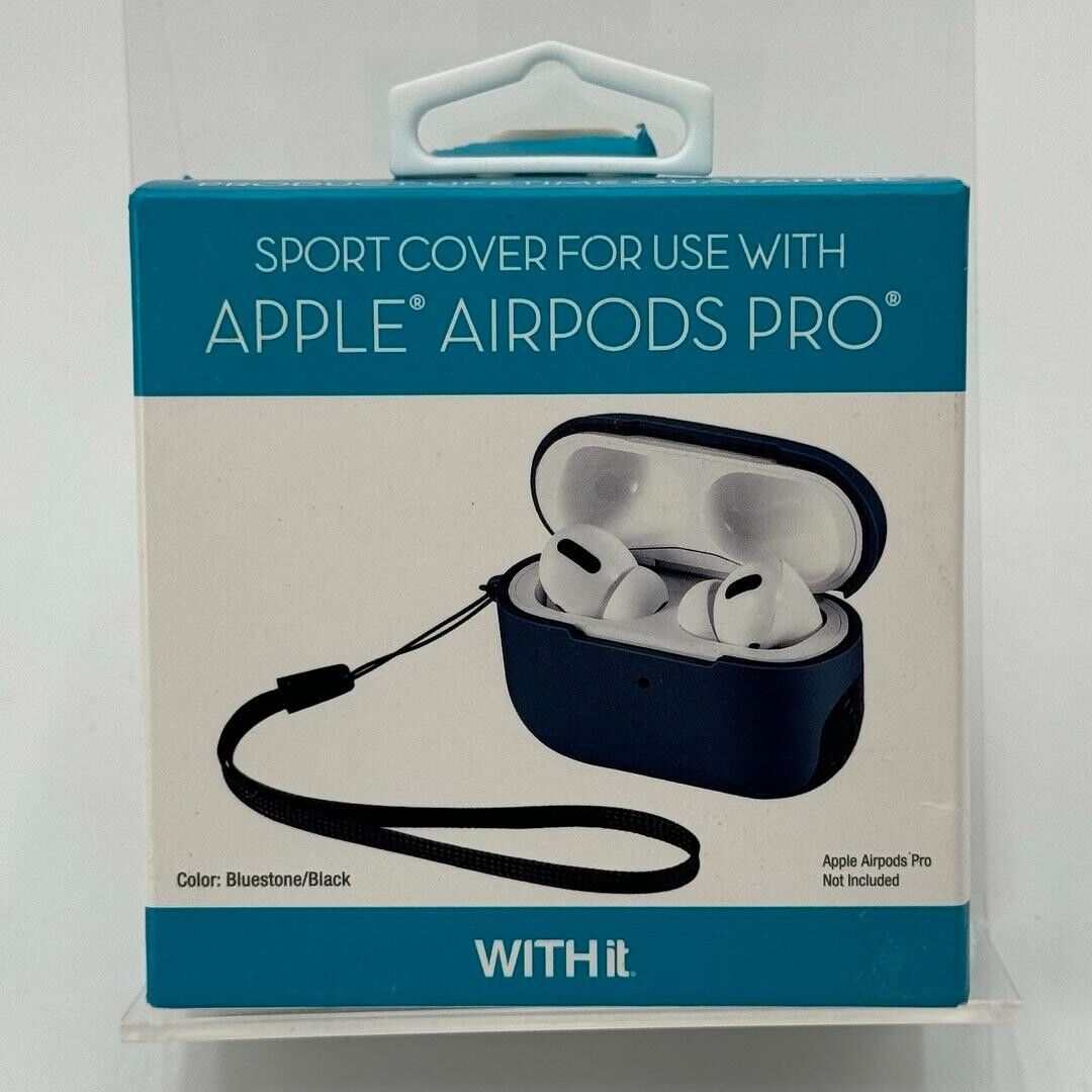 WITHIT SPORT COVER FOR APPLE AIRPOD PRO BLUESTONE & BLACK