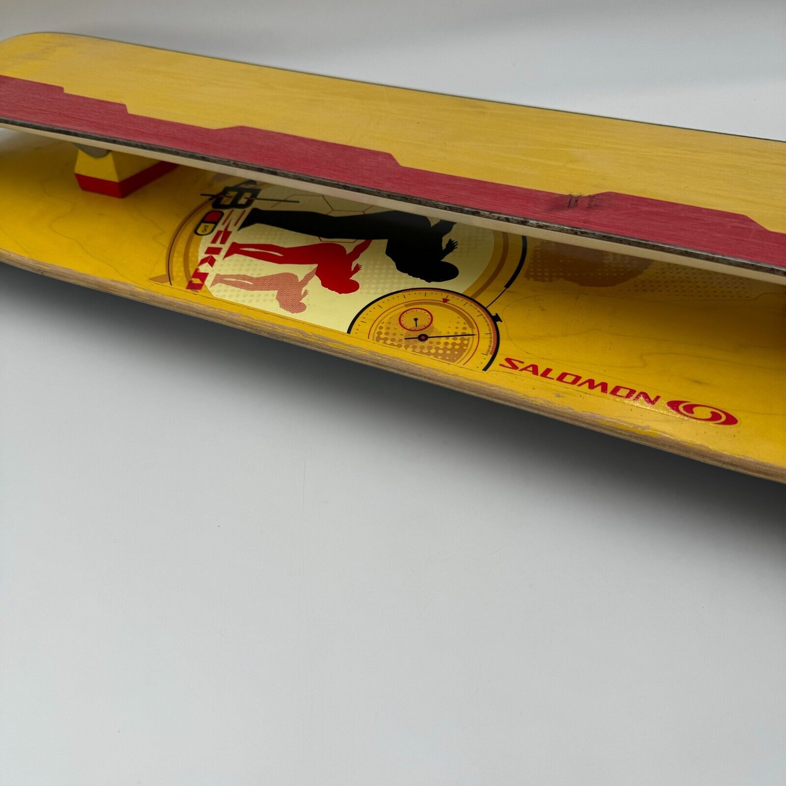 Vintage Salomon Snowskate Bi-Level Skateboard Snowboard Snow Deck 31.5"/80cm