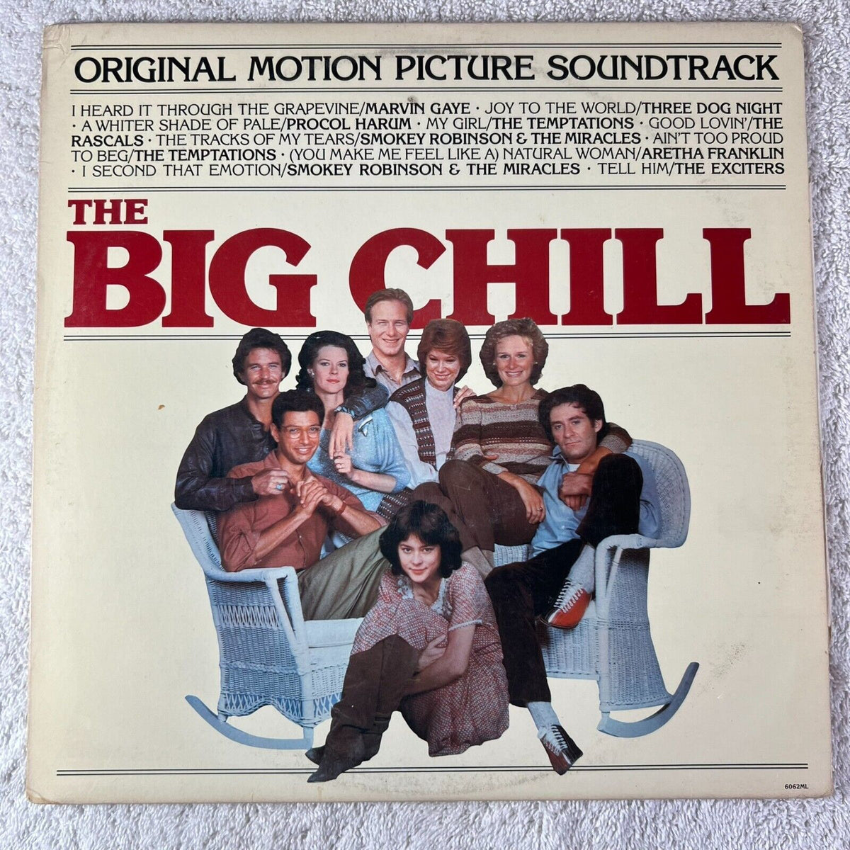 The Big Chill Original Motion Picture Soundtrack Vinyl LP 1983 Motown 6062ML