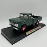 ROAD SIGNATURE  Green 1959 FORD F-250 Pick Up Truck Die Cast 1/18 Scale