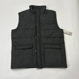 Burnside Black Puffer Vest M - New With Tags
