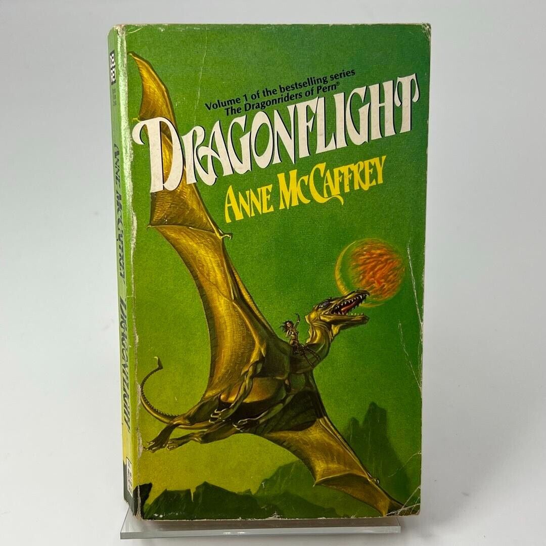 Dragonflight by Anne McCaffrey 1980 Vtg Del Ray Sci-Fi Paperback VG+