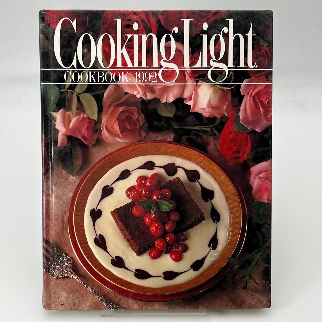 Lot of 4 Cooking Light Recipe and Cookbooks 1991-1995 Hardcover Oxmoor House