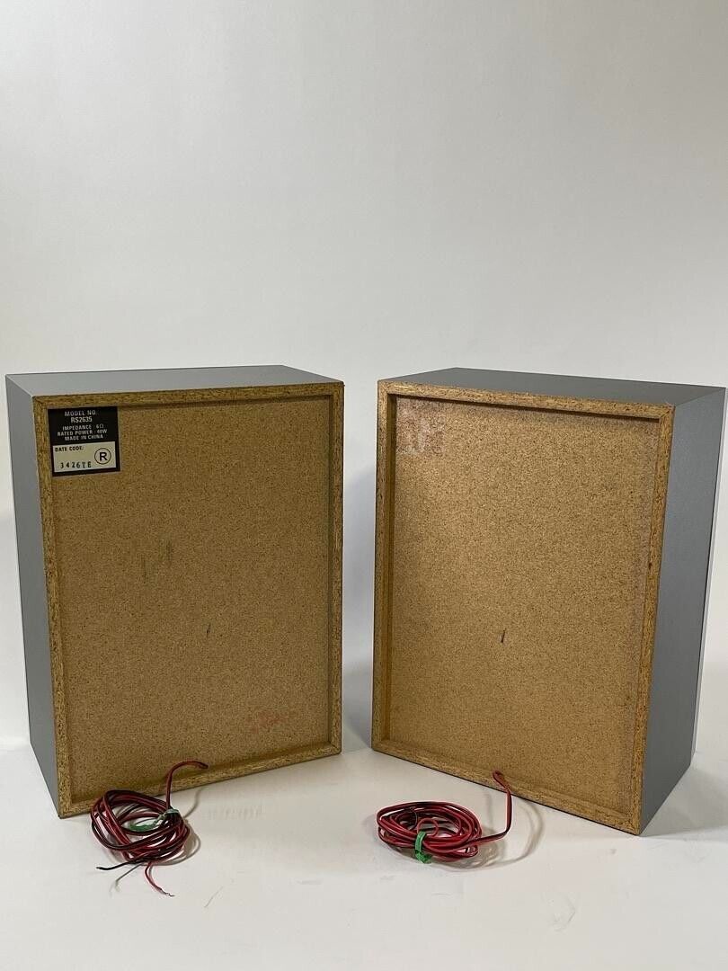 RCA RS2635 Speakers Pair Untested Speakers Only - No Subwoofer