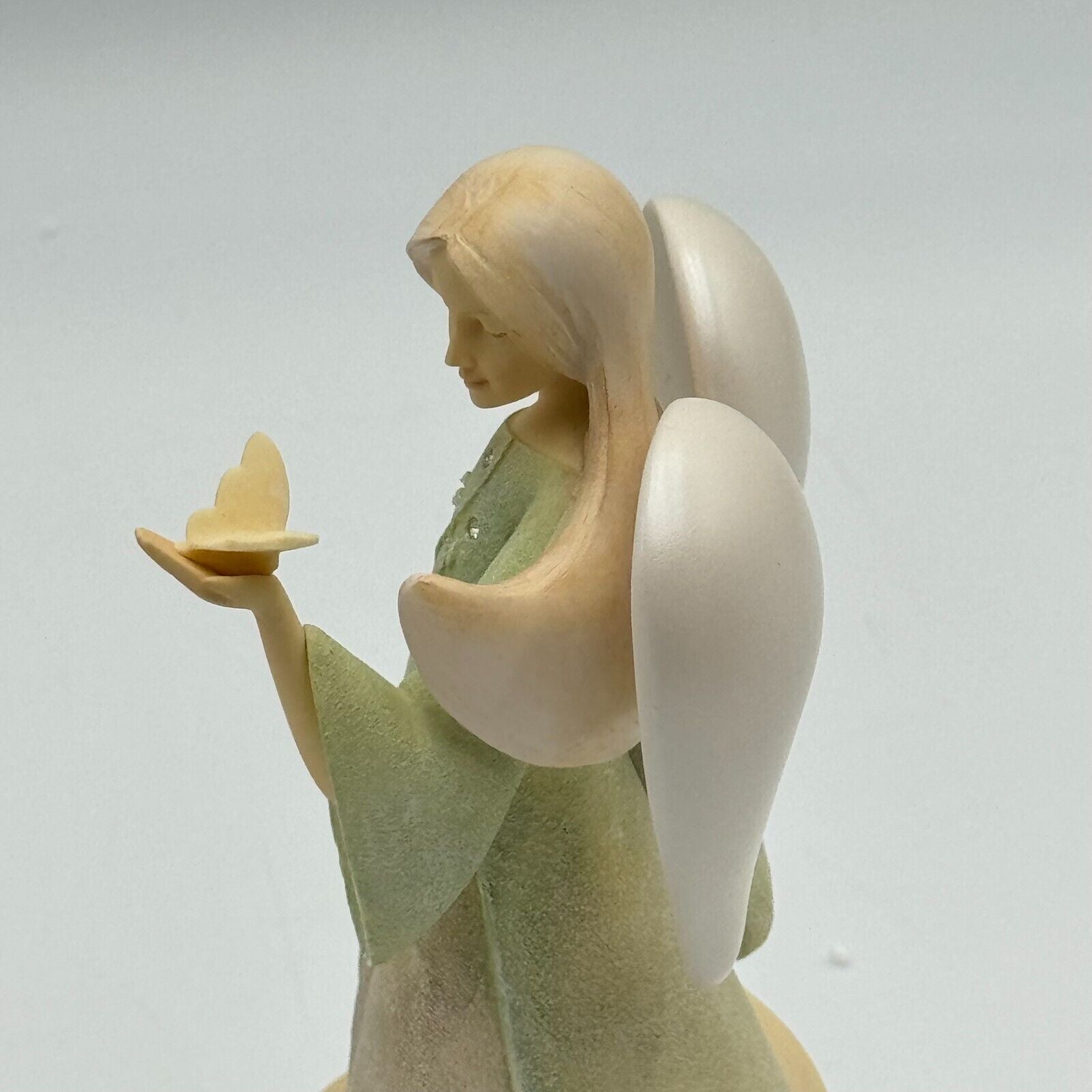 Angel Figurine 8in Standup Statue Foundations New Beginning Gift Butterfly NIB