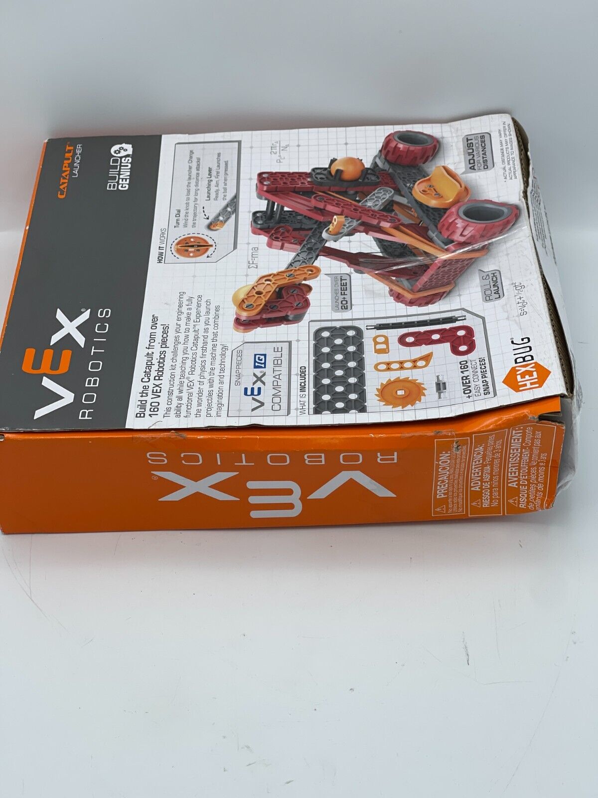 Hexbug Vex Robotics Catapult Launcher Stem Learning Toy w/ Alternative Build NIB