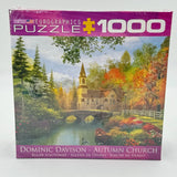 Eurographics Autumn Church Puzzle 1000 PCS Dominic Davison Fall Jigsaw New