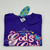 3T Toddler Kerusso Purpl God’s Girl Mark 10,14 Verse Christian Kids T-Shirt NWT