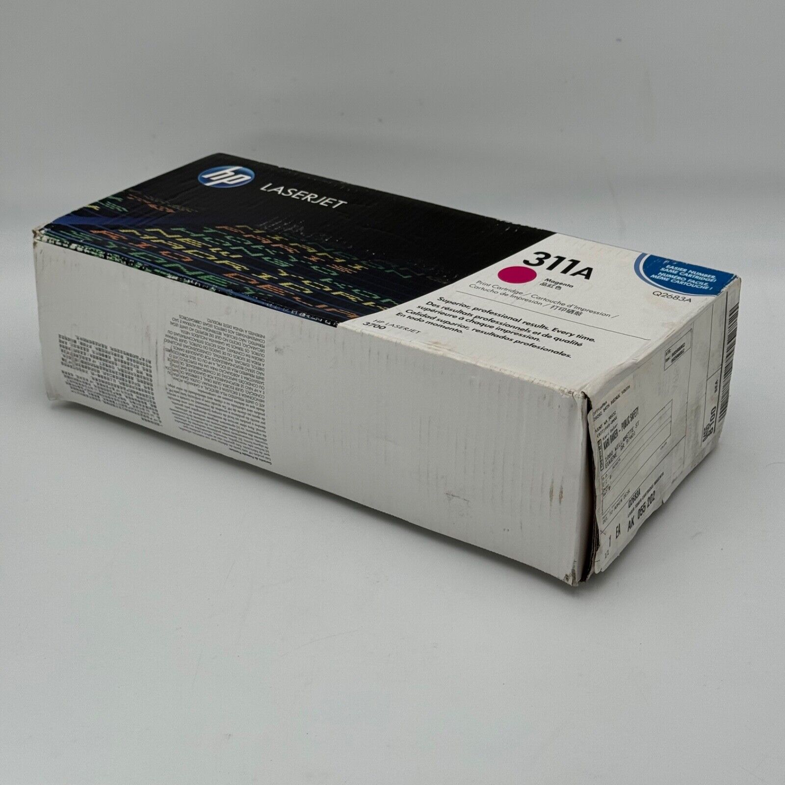 HP Genuine New Sealed Q2683A 311A Magenta Toner Cartridge