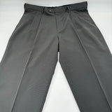 Croft & Barrow Dress Pants Men's 39x32 Gray Flat Front Straight Leg Regular Fit