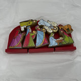 Burton + Wood Nativity Scene 10 Piece Chistmas Decor Jesus Mary Joseph Angel