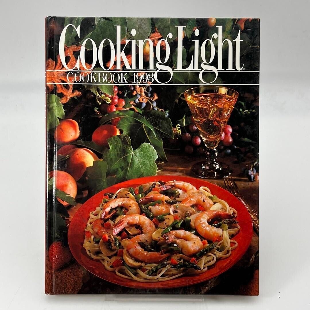 Lot of 4 Cooking Light Recipe and Cookbooks 1991-1995 Hardcover Oxmoor House