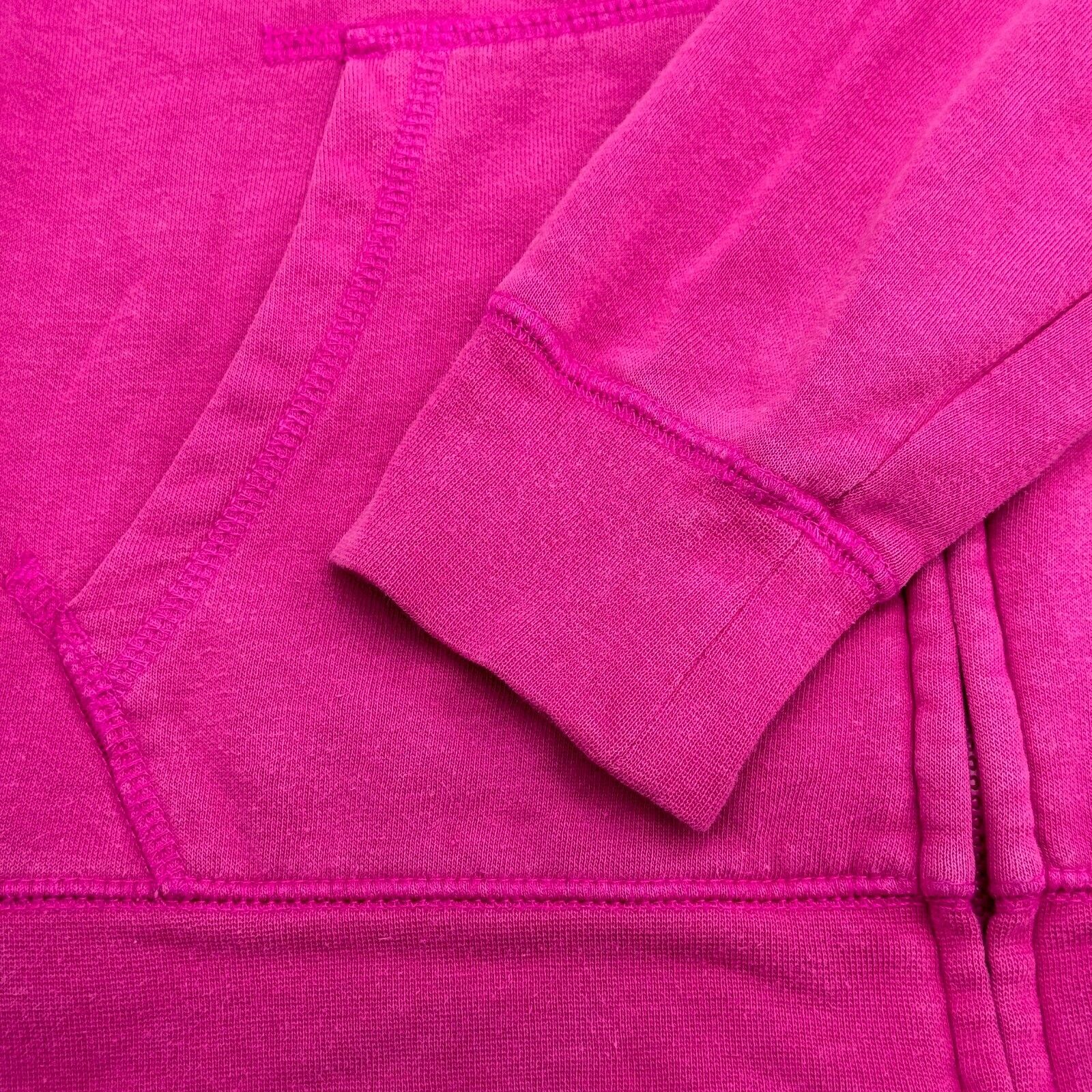 The North Face Women's Pink Hoodie Full Zip Light Hooded Jacket Pockets Size L