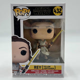 Funko Pop! Star Wars - Rey Yellow LightSaber #432 Bobblehead Disney New In Box