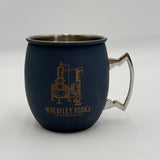 Buffalo Trace Wheatley Vodka Aluminum Navy Blue 16oz Mug With Handle Moscow Mule