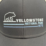 Ouray Yellowstone National Park 1872 Trucker Hat Adjustable Black Outdoor Men OS