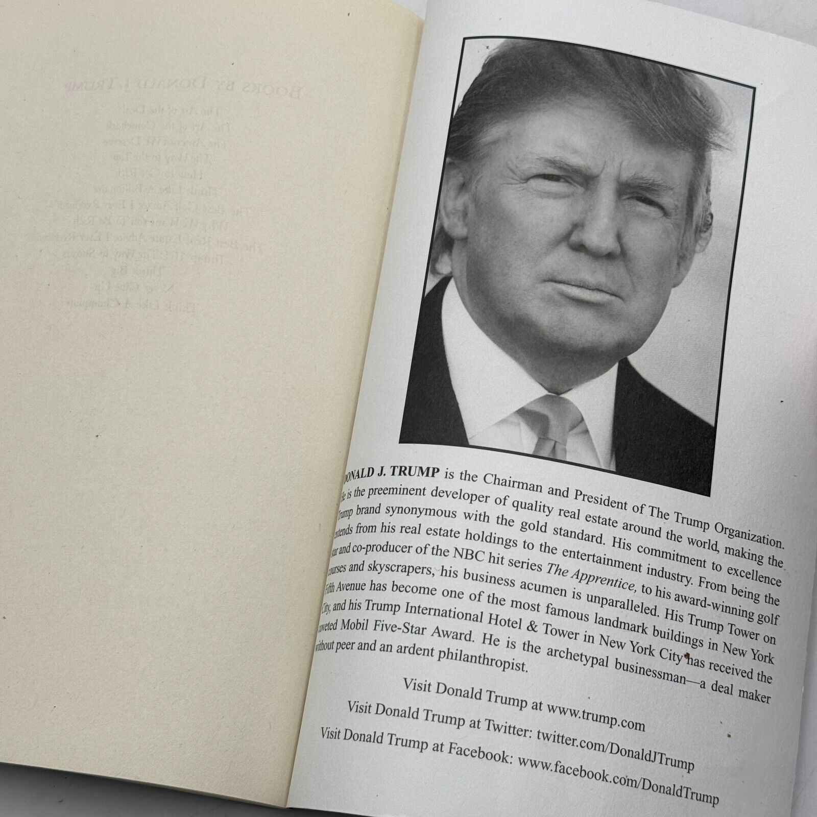 President Donald J. Trump Think Like a Champion Business Education Bestseller PB