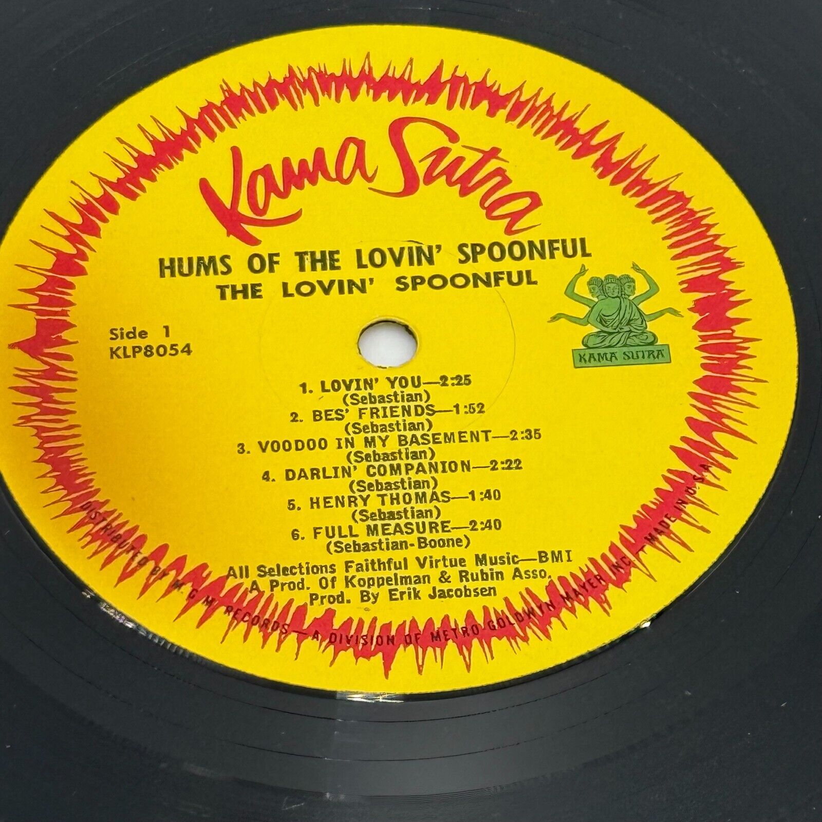 Hums Of The Lovin' Spoonful Rare 1966 1st Mono Press KLP-8054 VINYL LP