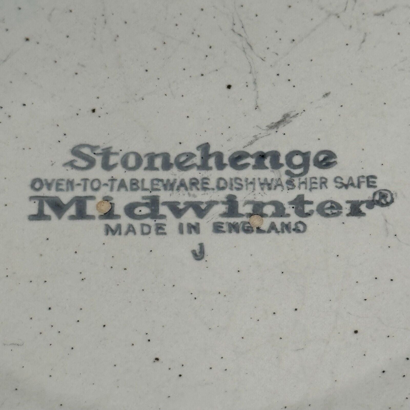 Stonehenge Midwinter Salad Plate Vintage Rare ENGLAND MCM