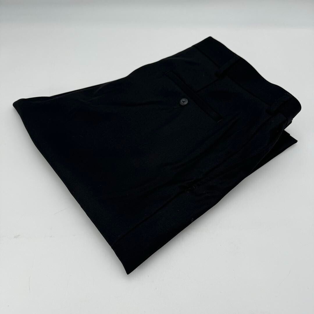 Covington Dark Gray Polyester Blend Dress Pants Mens 38x30