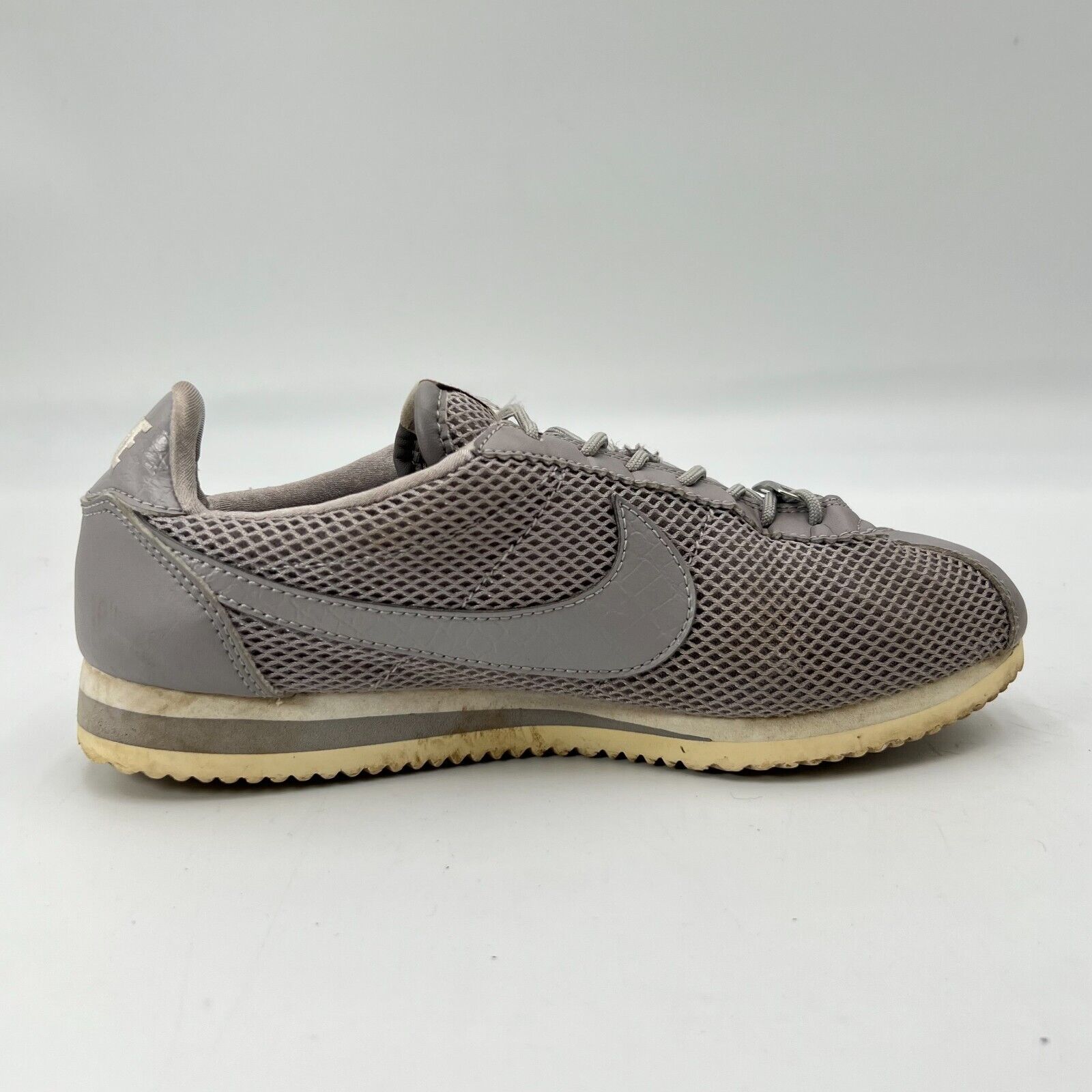 Nike Classic Cortez Premium AF1 Grey Mesh Running Shoes 905614-005 Women Size 8
