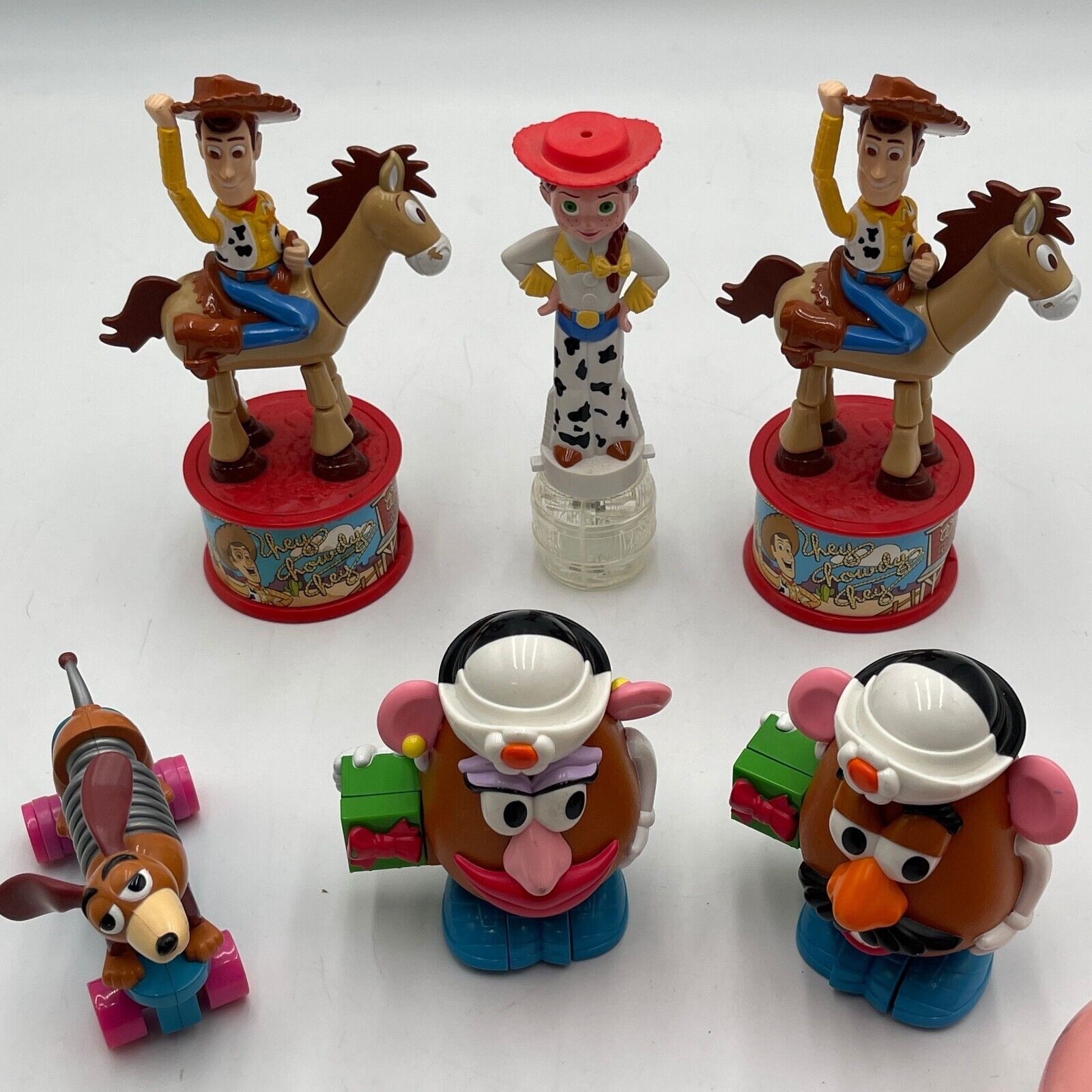 Lot of 8 Vintage McDonalds Disney Pixar Toy Story 2 Collectible Toys Rare