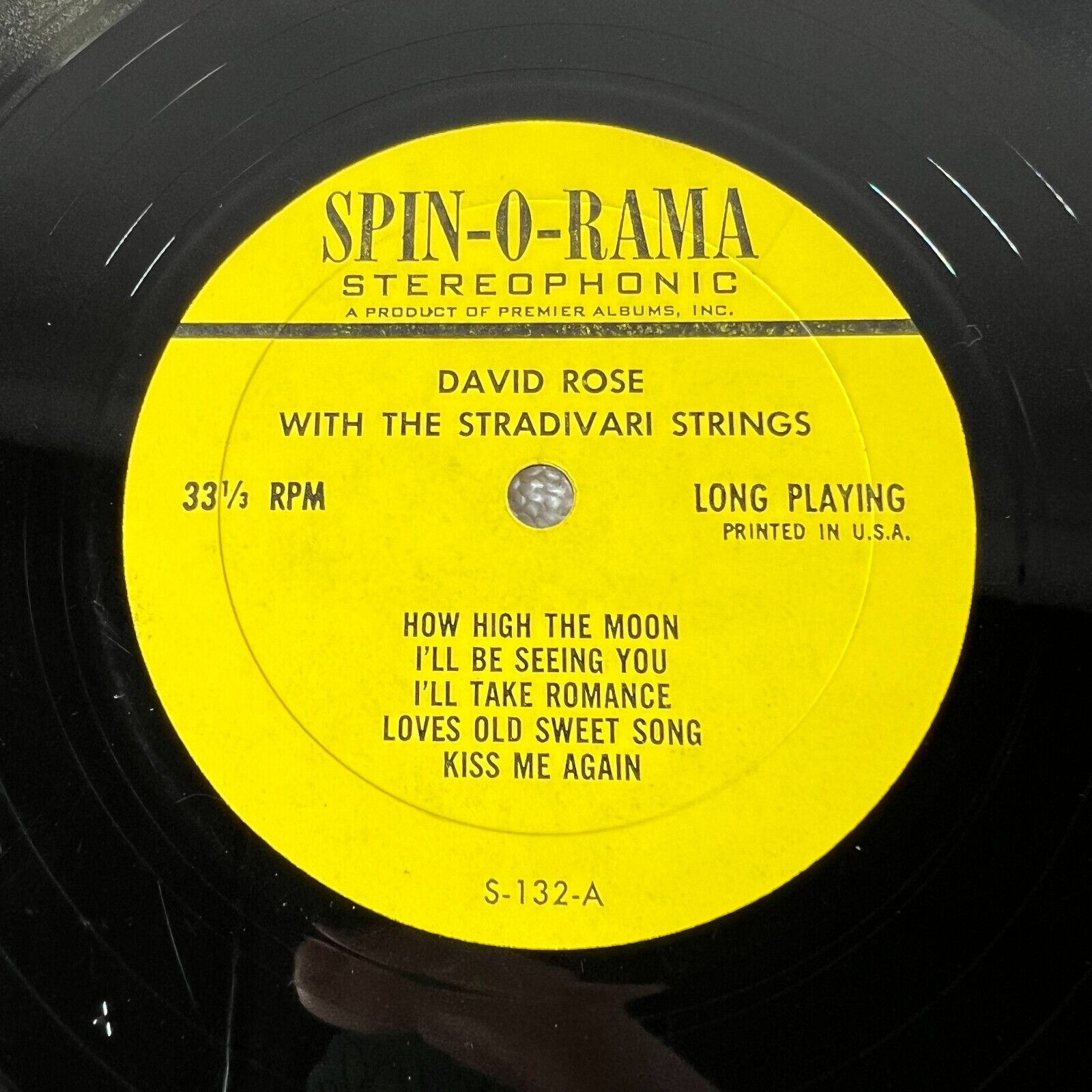 David Rose The Stradivari Strings André Previn Vibrant Strings MW124-116 Vinyl