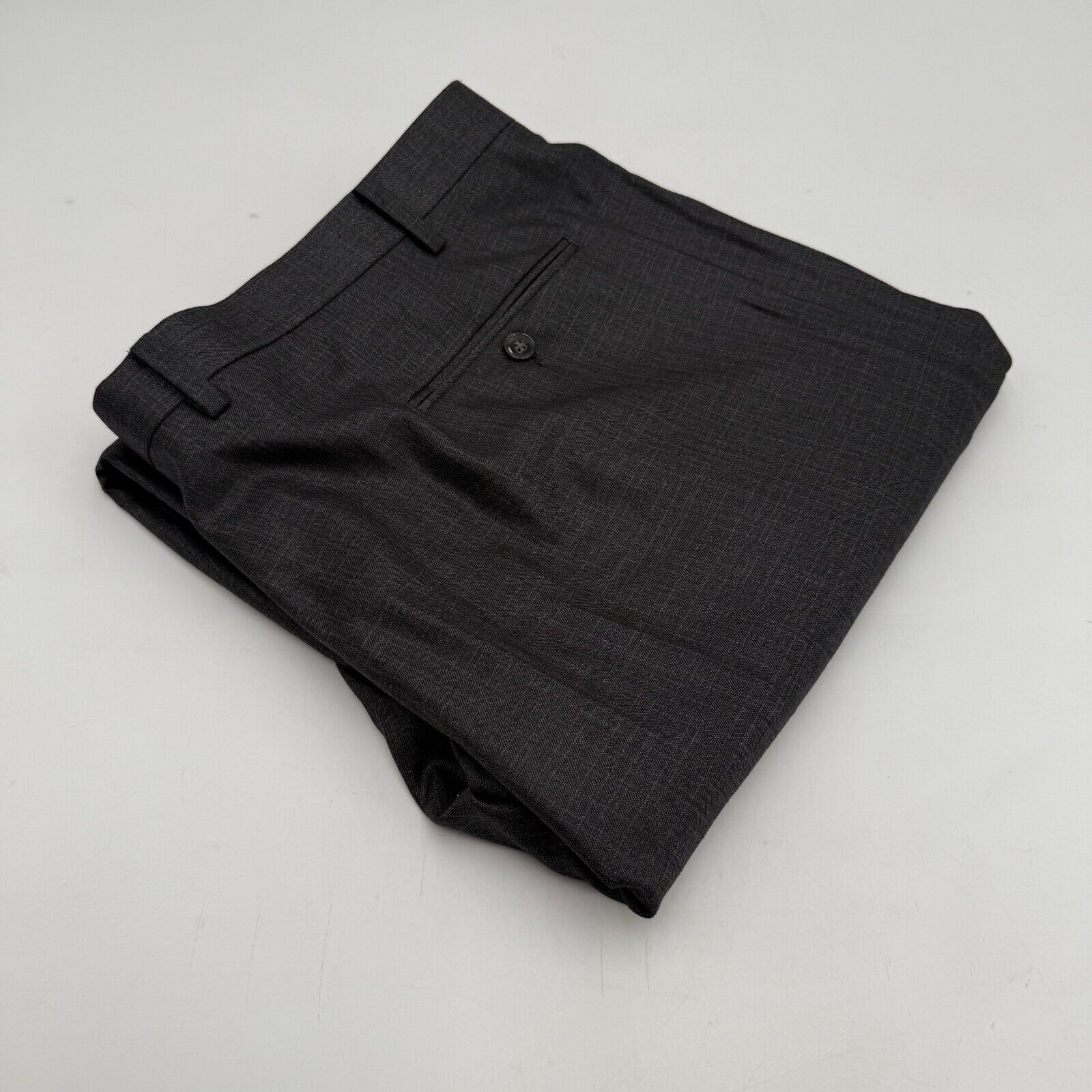 Calvin Klein Performance Dress Pants Suit Slacks Dark Grey Mens Size 44Wx38L