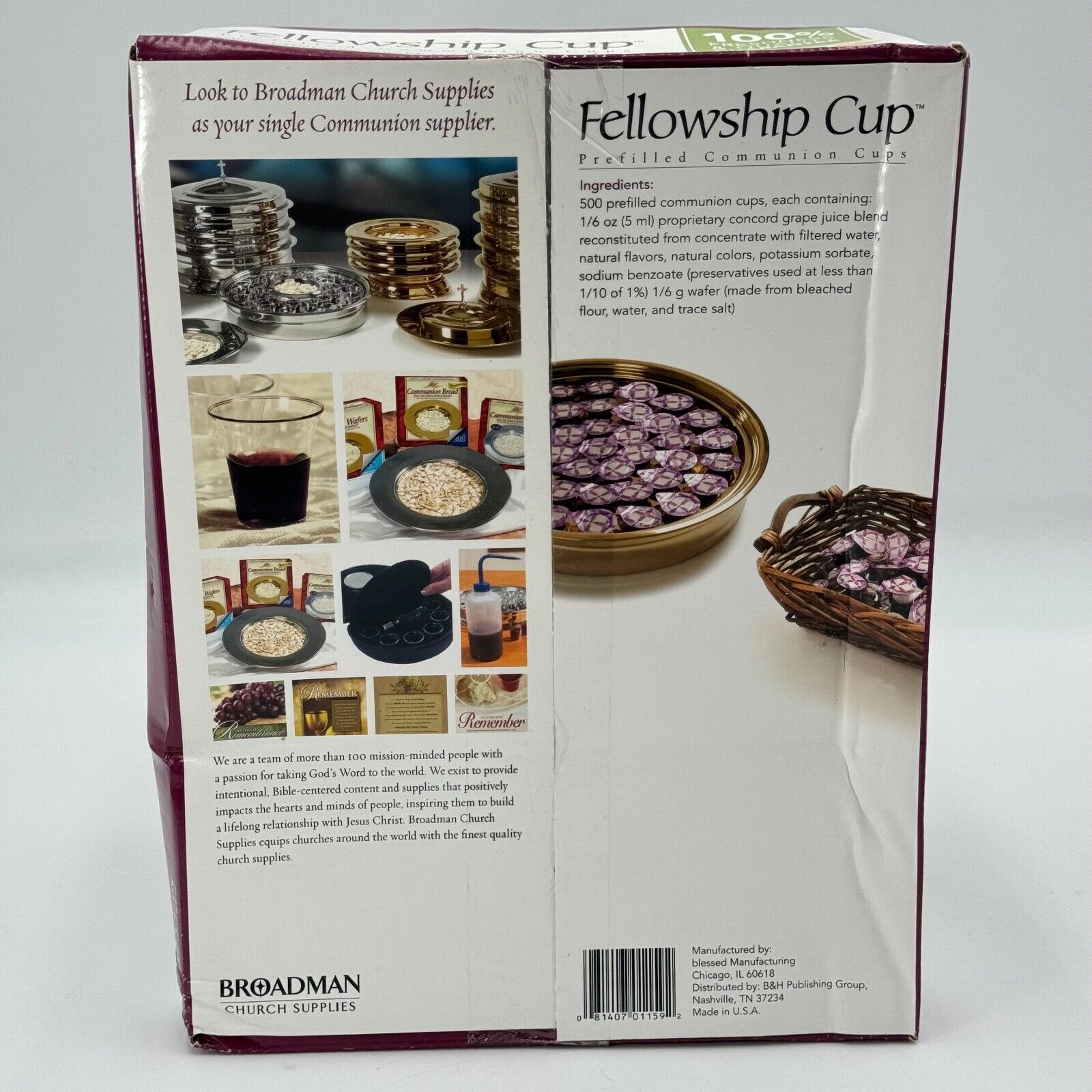 1000 Count Communion Juice Cups Clear Plastic Stackable Recyclable Christian NIB