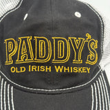 Paddy’s Old Irish Whiskey Embroidered Mesh Back Trucker Hat Adjustable Strap OS