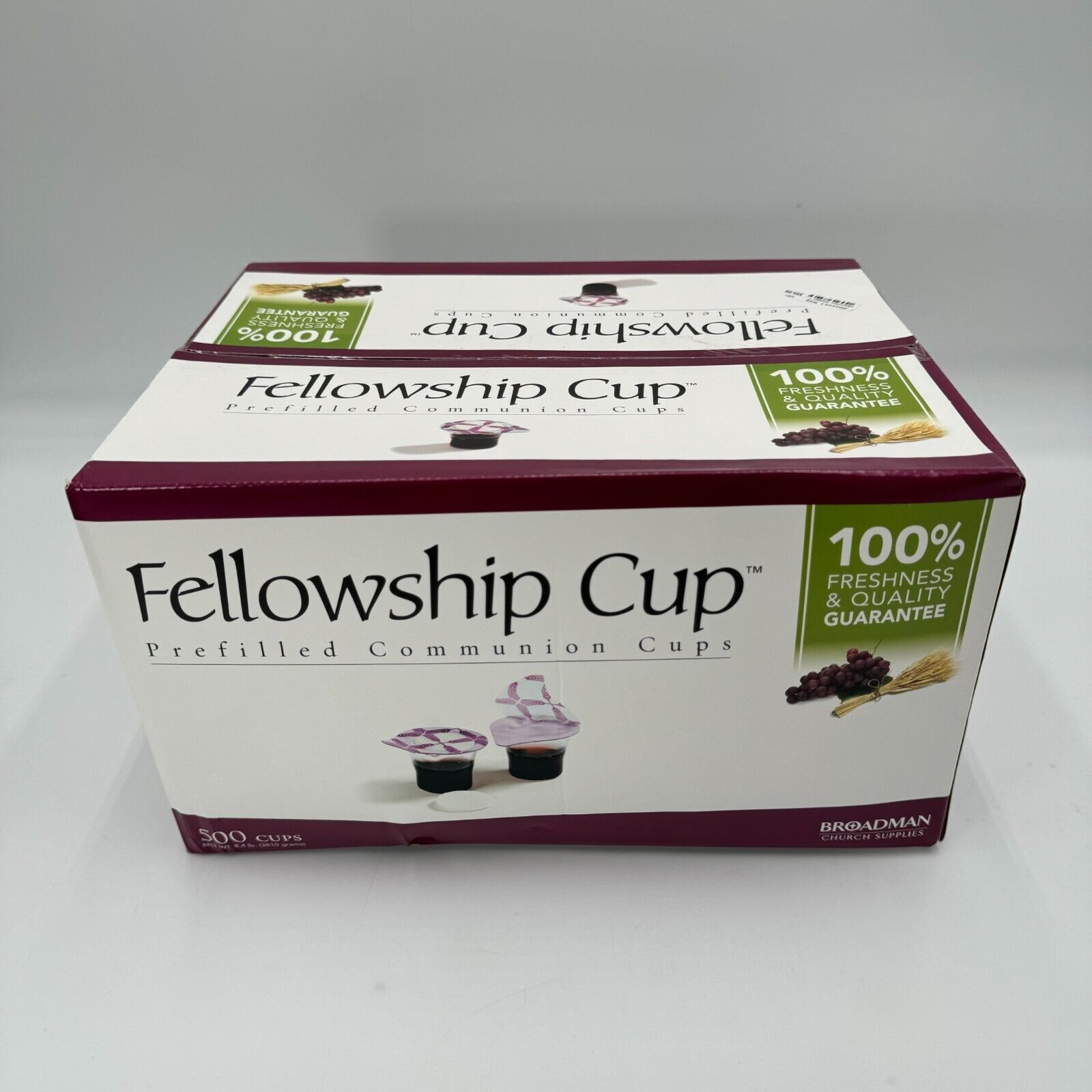 1000 Count Communion Juice Cups Clear Plastic Stackable Recyclable Christian NIB