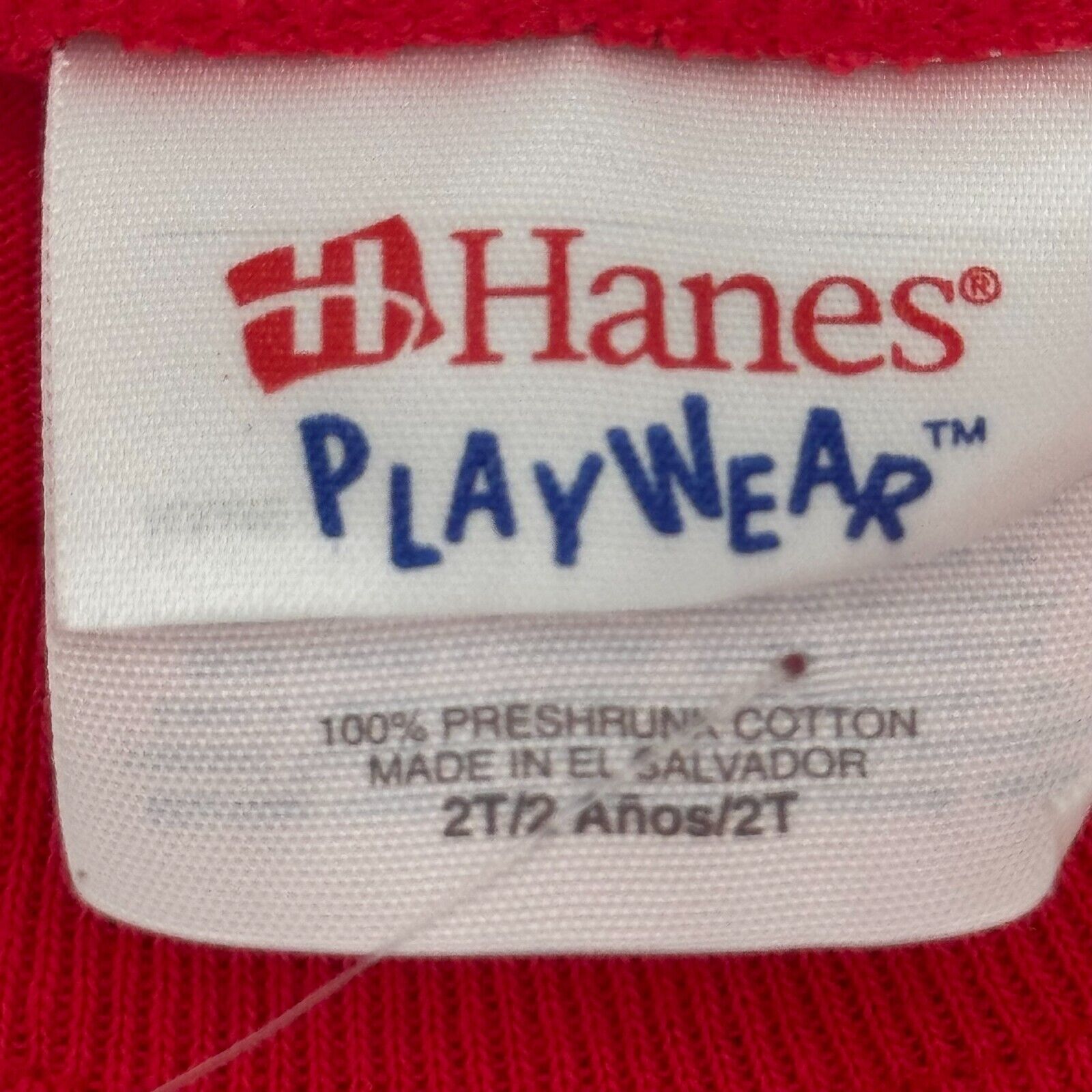 Toddler Size 2T Kerusso Hanes Red Kids T-Shirt Play Wear Proverbs Race 2 Win NWT