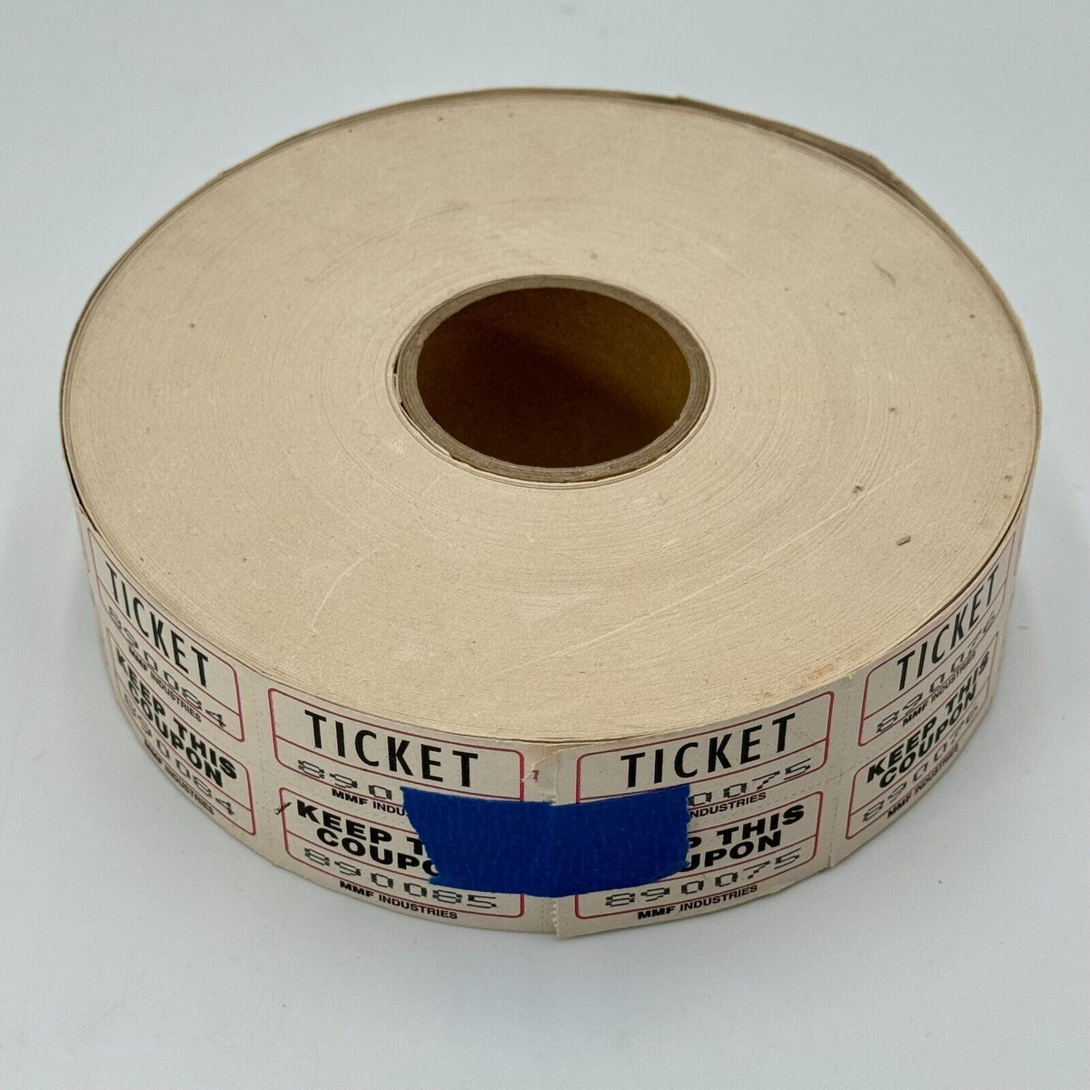 TICKET ROLLS DOUBLE Raffle & Keep SINGLE ADMIT ONE Pre-Owned Big Roll