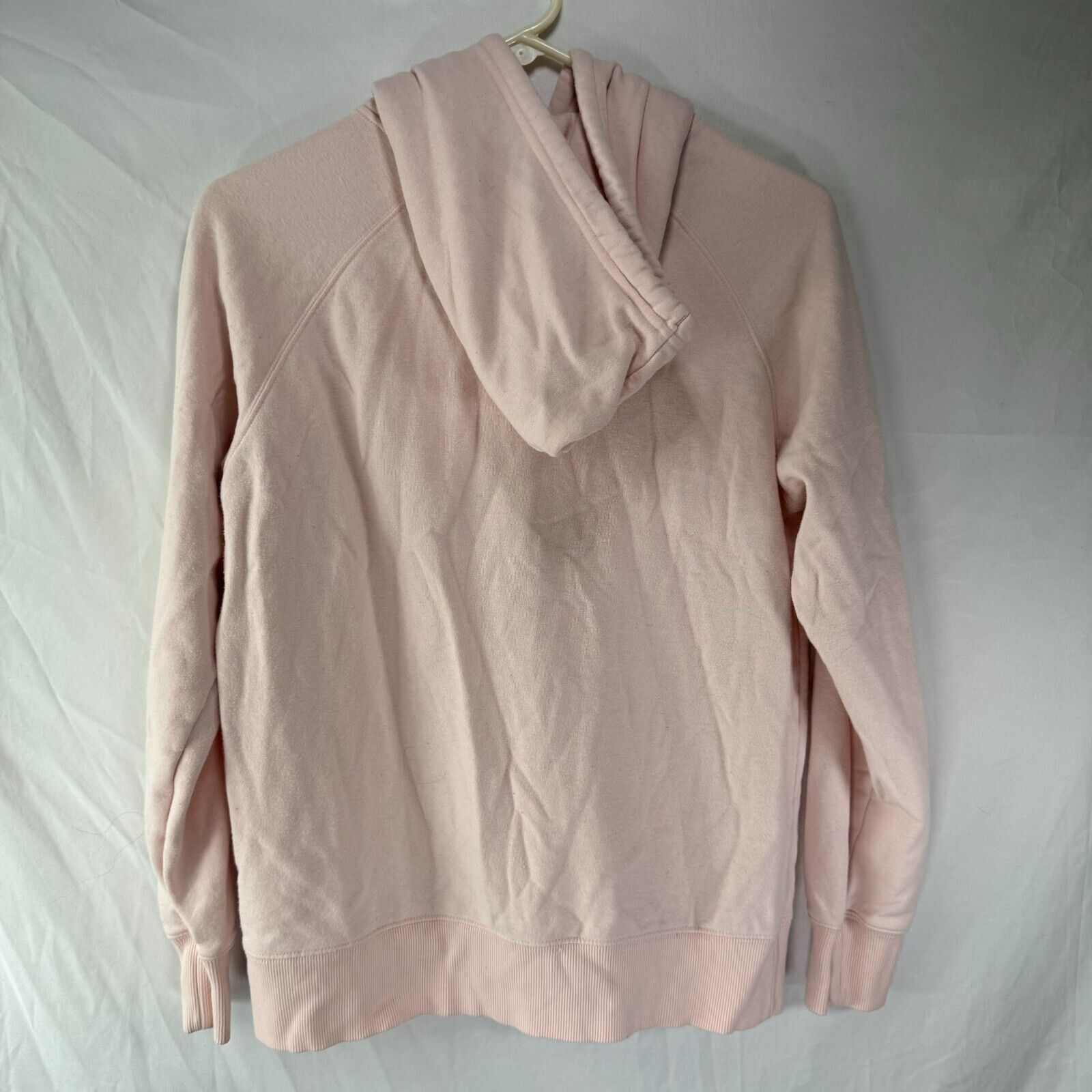 North Face Hoodie Sweatshirt Peach Salmon Pink Hooded Sweater Womens Size S