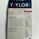 Taylor Fridge & Freezer Food Safety Thermometer 2 pack 3509FS F/C w/ Suction