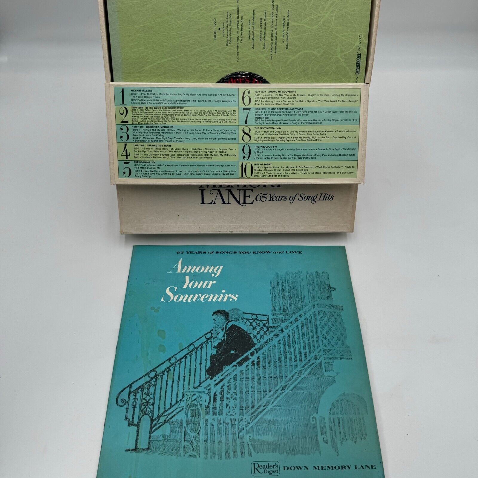 Reader's Digest Down Memory Lane 65 Years of Song Hits 10 Album Boxed Set 1966