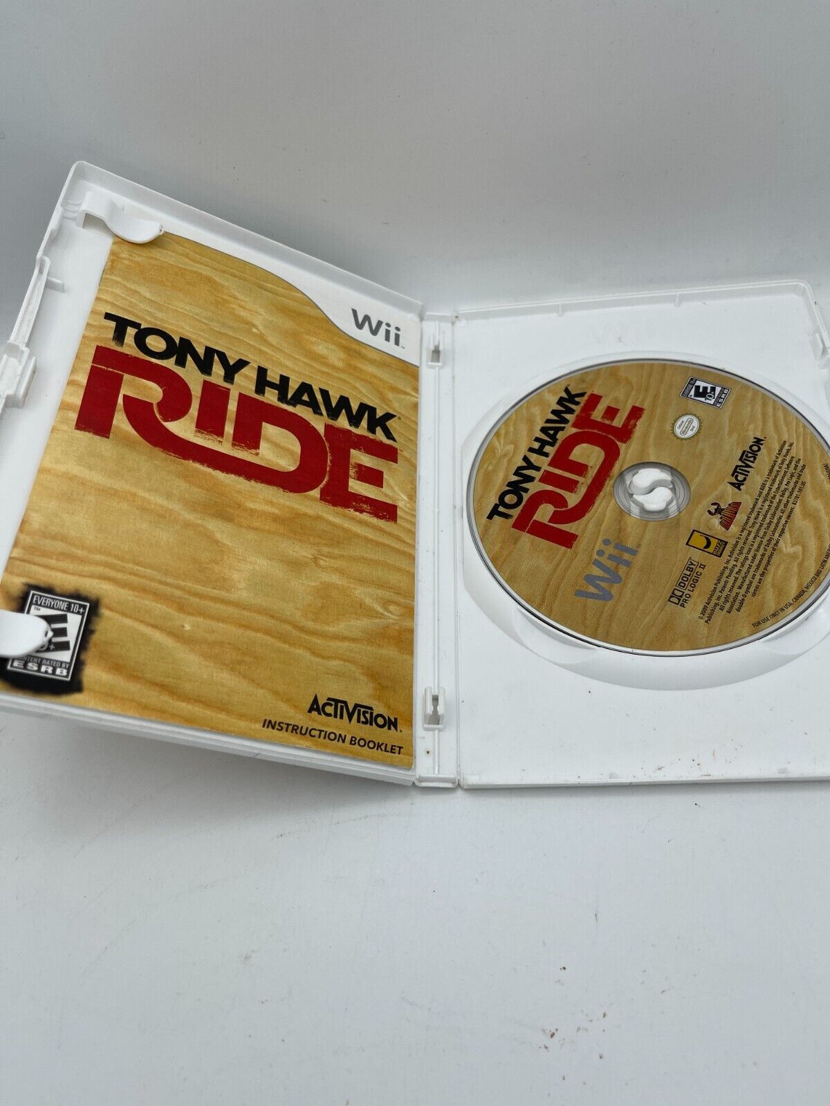Tony Hawk Ride Video Game - COMPLETE with Case & Manual (Nintendo Wii)