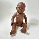 The Doll Factory Europe SL, REALISTIC Newborn Baby 16" Doll African