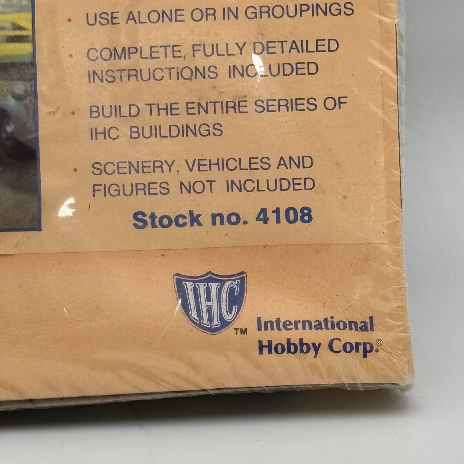 IHC 4108 HO Texaco Service Station Building Kit Factory Sealed