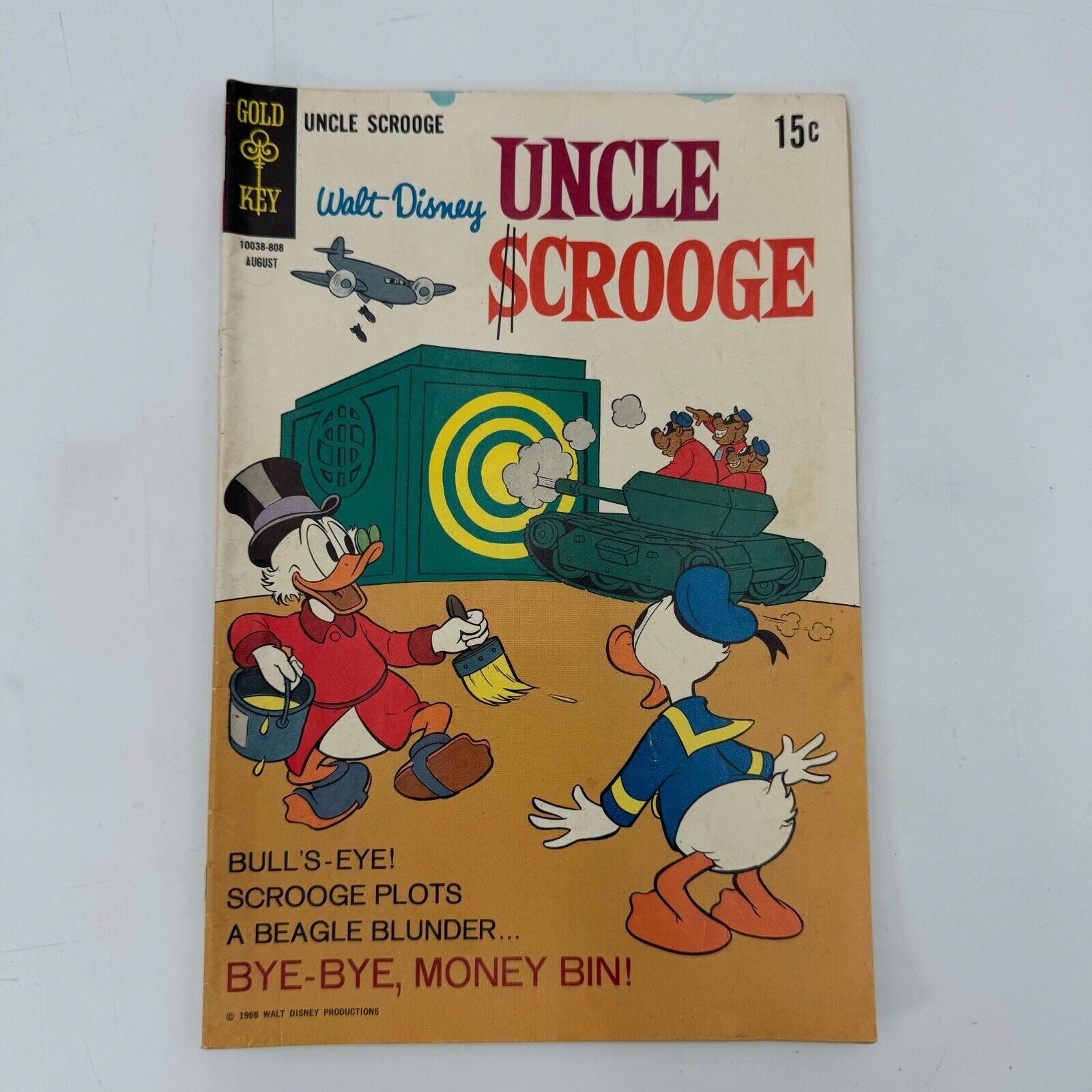 Lot of 5 Original Uncle Scrooge Walt Disney Gold Key Comics Donald Duck Hewey