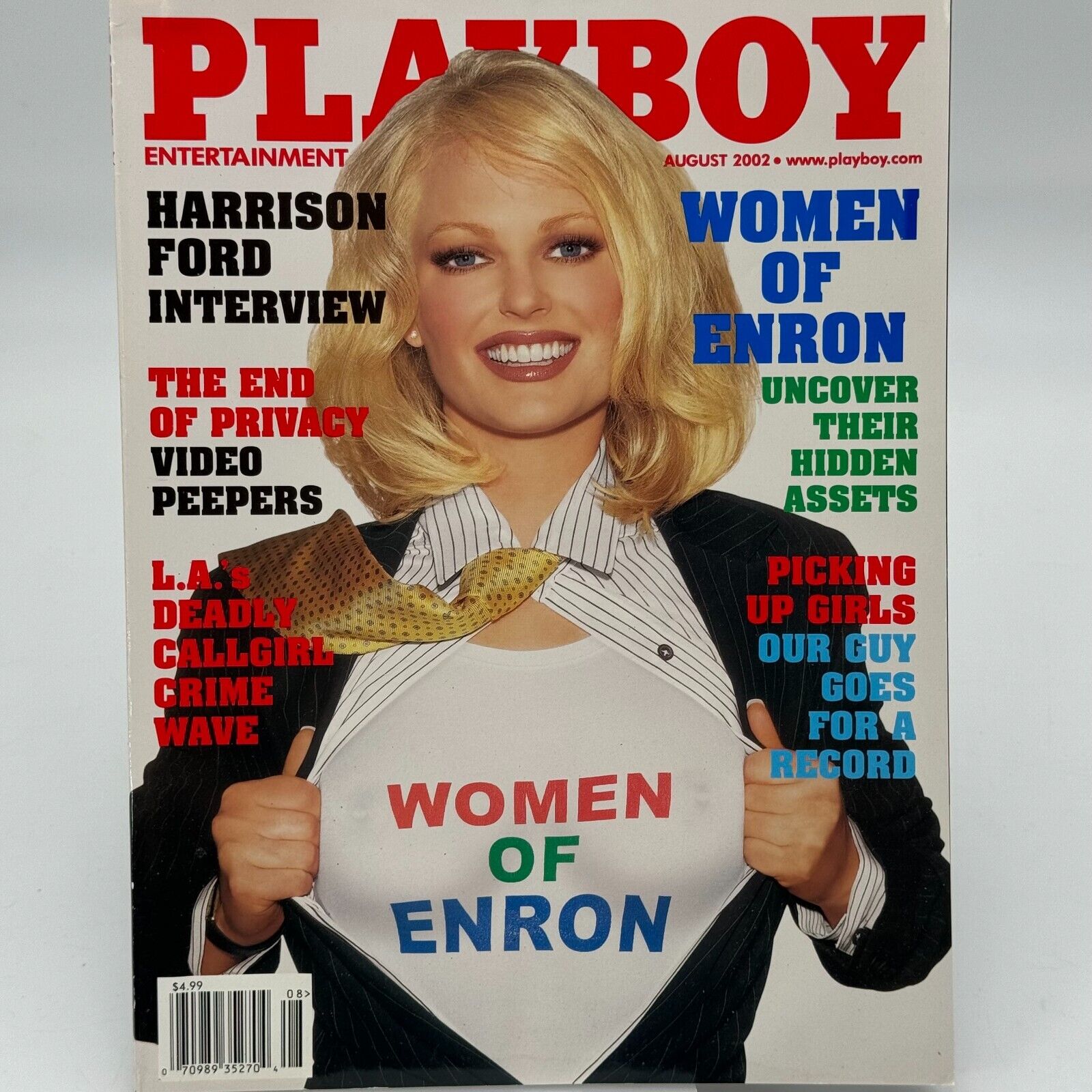 Playboy Lot of 11 Issues 2002 2003 WWE Torrie Wilson OJ Simpson Willie Nelson