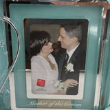 Wedding Picture Frame Mother of the Groom 4x6 Photo Silver Metal & Glass NIB