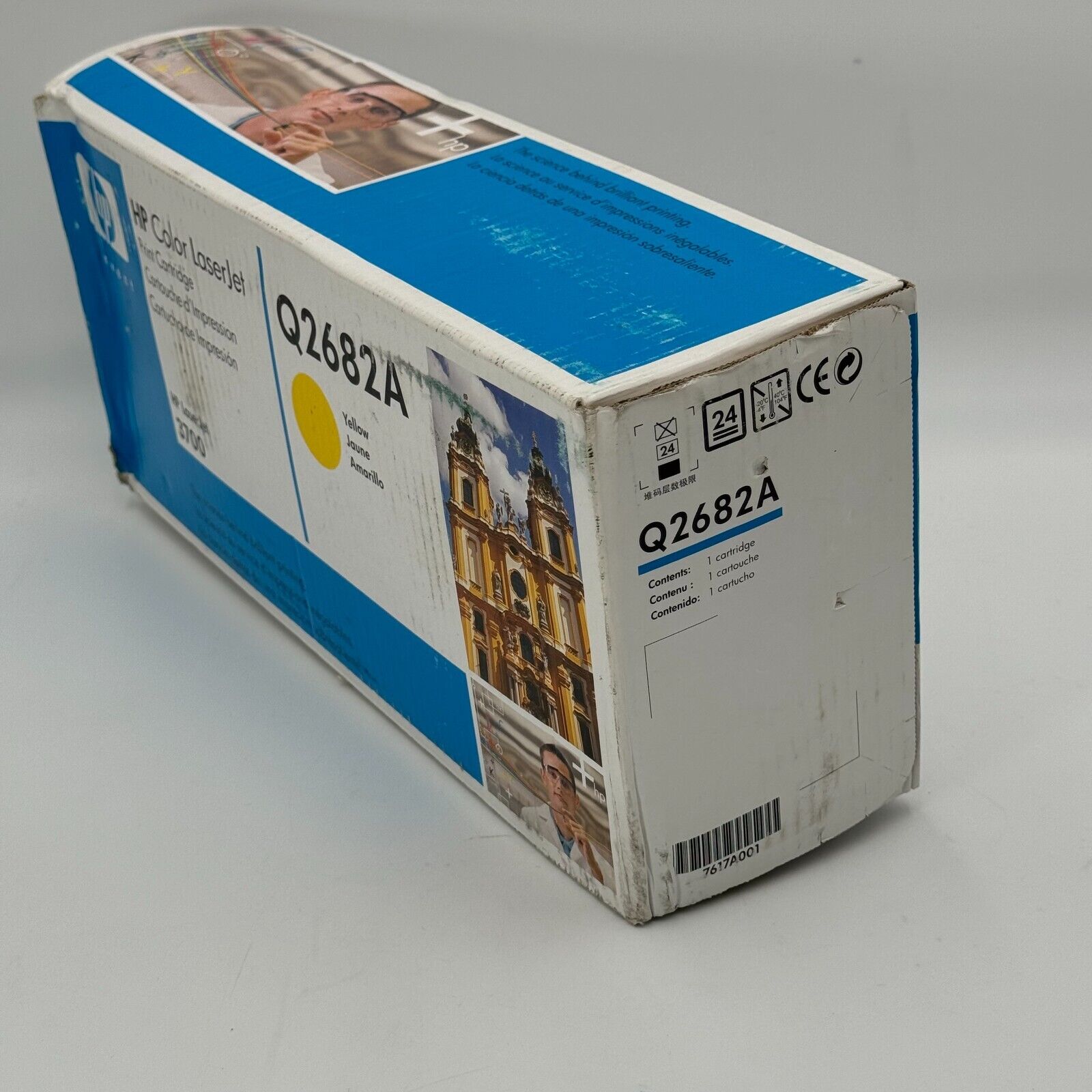 Genuine HP Q2682A Yellow Toner Cartridge New Sealed Printer OEM Replacement